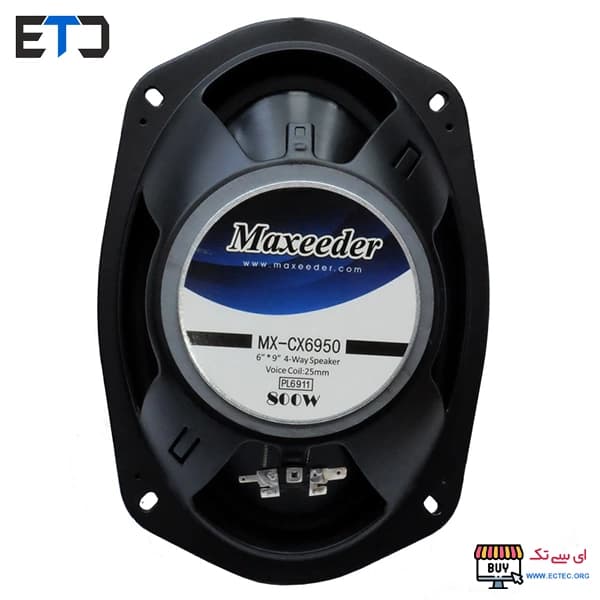 اسپیکر خودرو مکسیدر 800 وات سایز 6 × 9 اینچ Maxeeder PL6911 — تصویر ۵