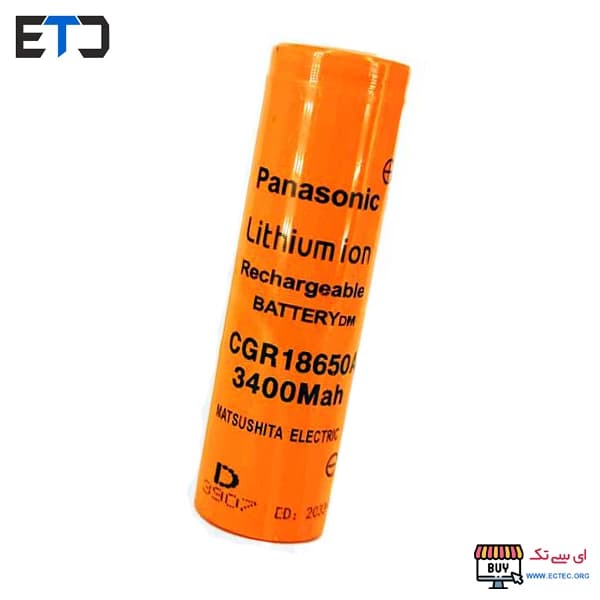 باتری لیتیوم یون 3.7 ولت پاناسونیک مدل CGR18650A — تصویر ۲