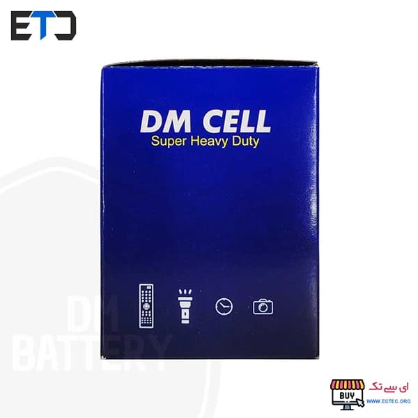باتری نیم قلمی DM CELL | کارت 2 عددی | AAA — تصویر ۵