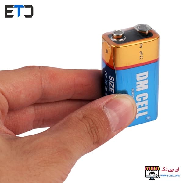 باتری کتابی 9 ولت DM CELL کارتی Super Heavy Duty — تصویر ۴