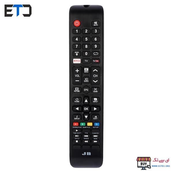 کنترل تلویزیون ناسیونال آنیل NATIONAL ANIL طرح 1078