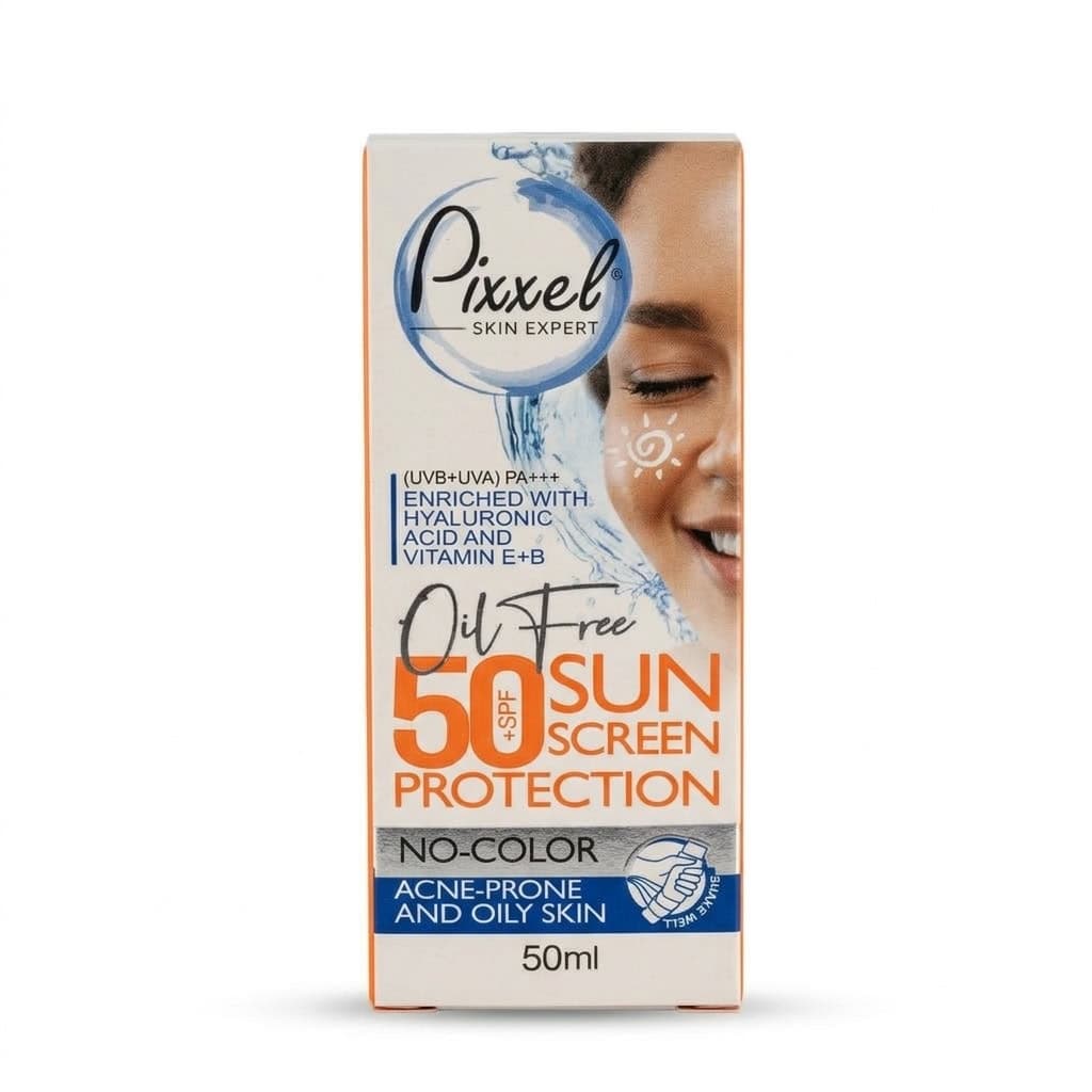 کرم ضد آفتاب پوست چرب پیکسل مدل Oily Acne Prone Skin حجم 50 میل