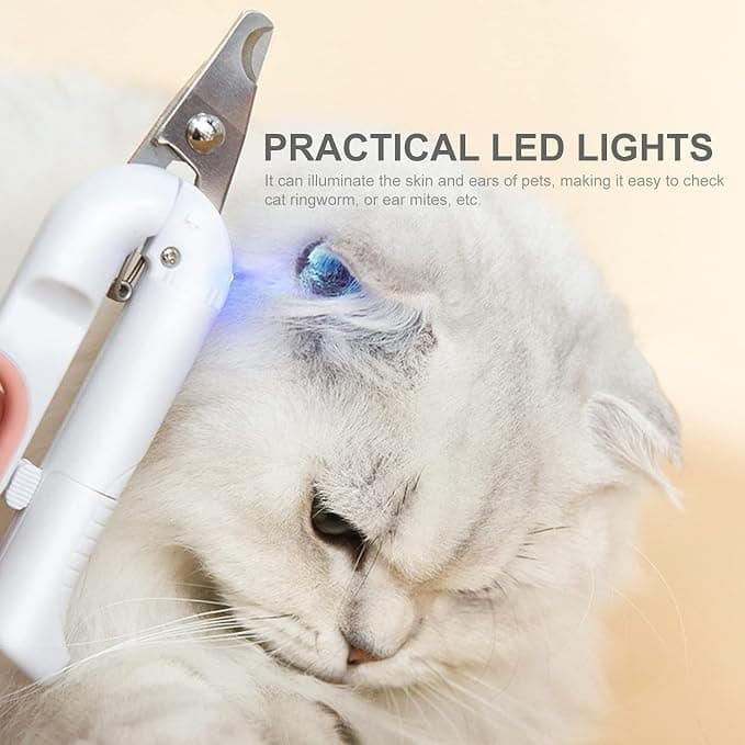 ناخن‌گیر تک حلقه ای سگ و گربه Pakeway با چراغ LED و UV — تصویر ۵