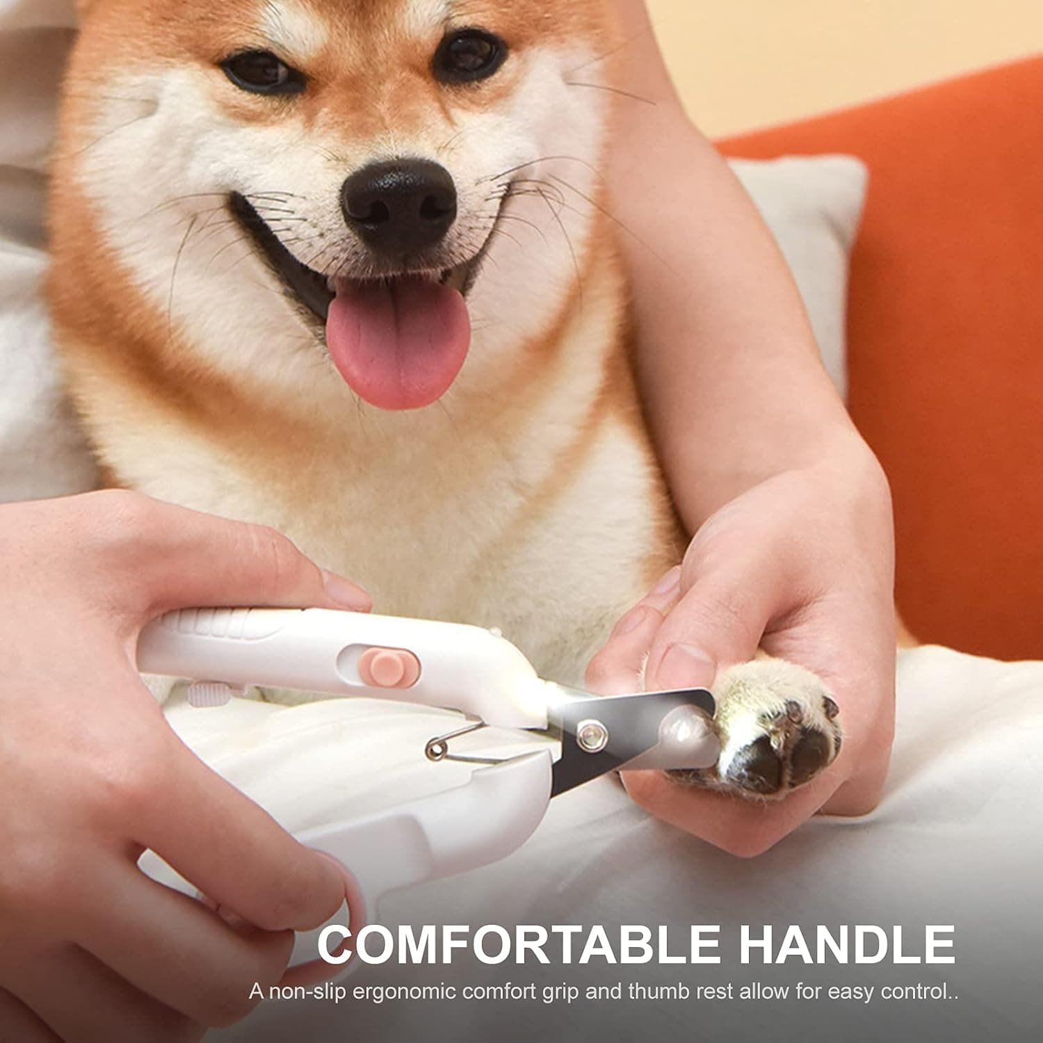 ناخن‌گیر تک حلقه ای سگ و گربه Pakeway با چراغ LED و UV — تصویر ۶