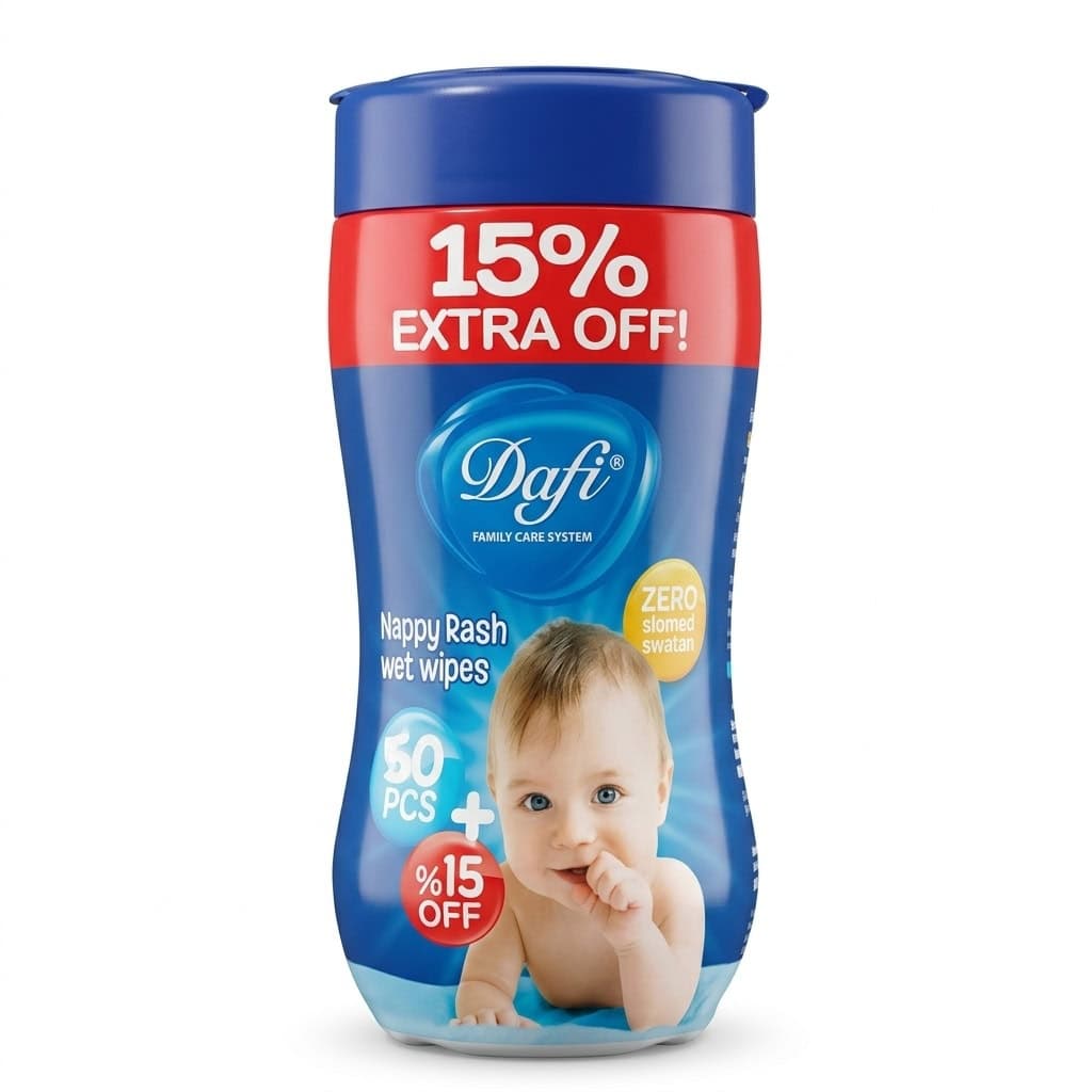دستمال مرطوب کودک مدل کمر باریک Extra دافی — تصویر ۲