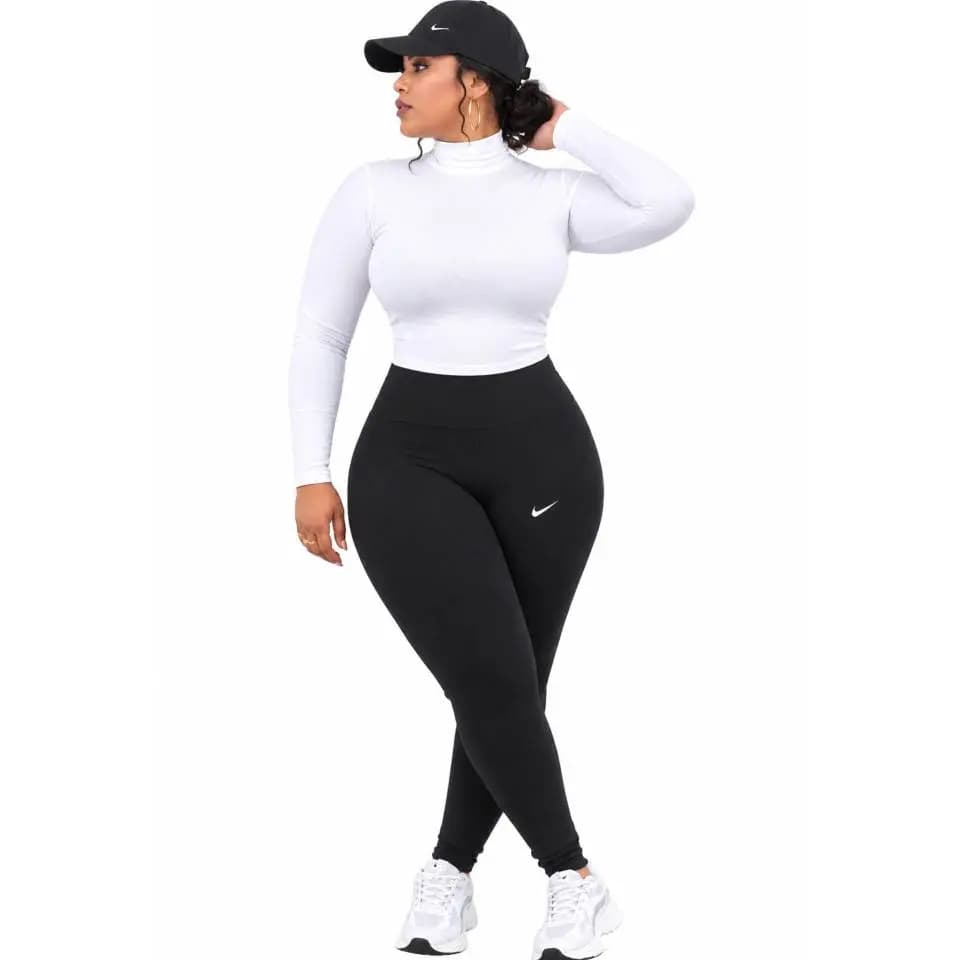 لگ زنانه سایز بزرگ رنگی کمر پهن Nike کد 554 — تصویر ۴