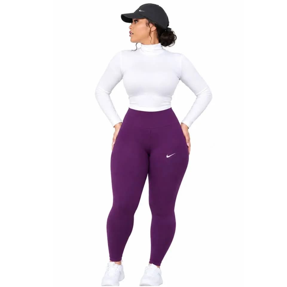 لگ زنانه سایز بزرگ رنگی کمر پهن Nike کد 554 — تصویر ۵