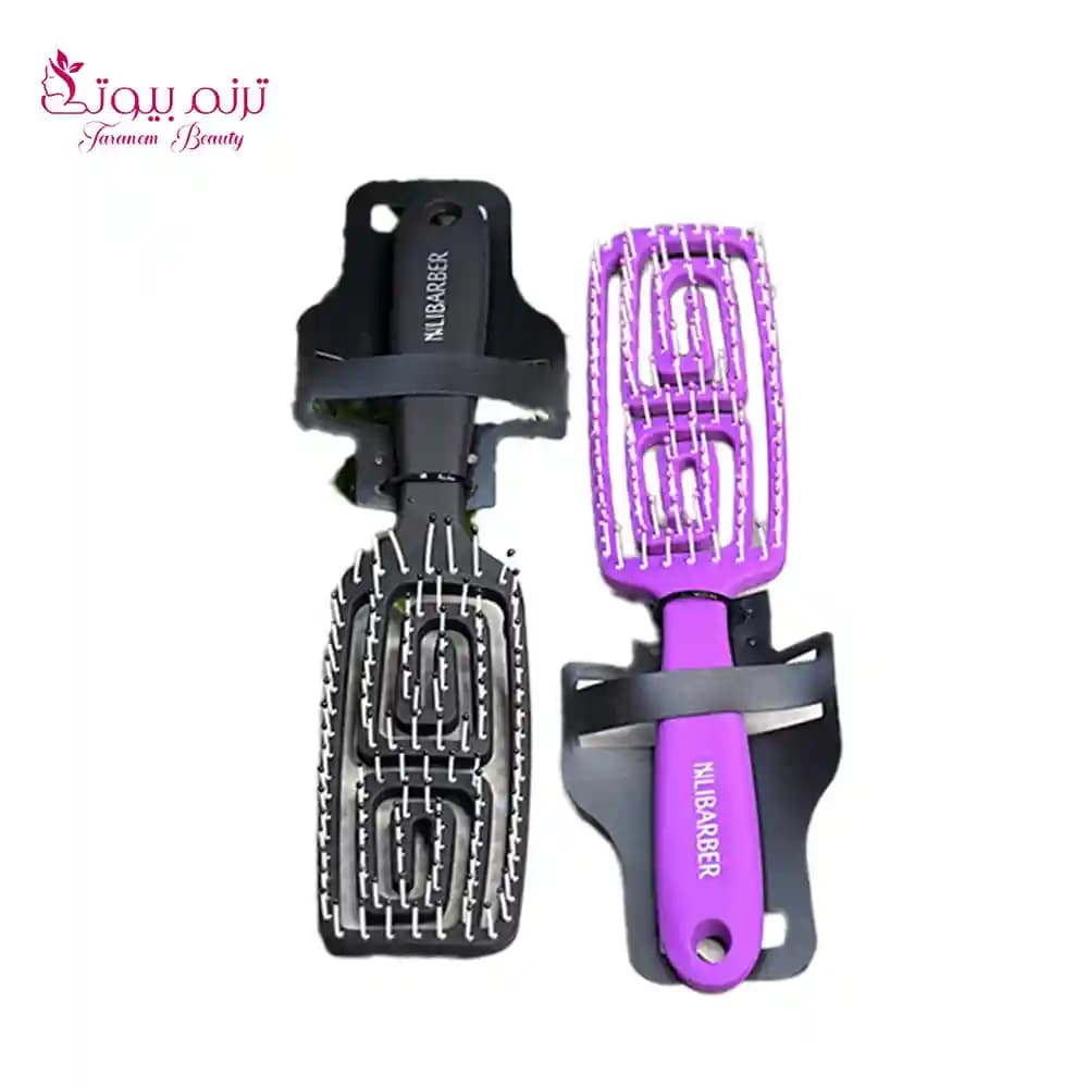 برس ماساژور مربع شیاردار نیلی باربر Nili Barber