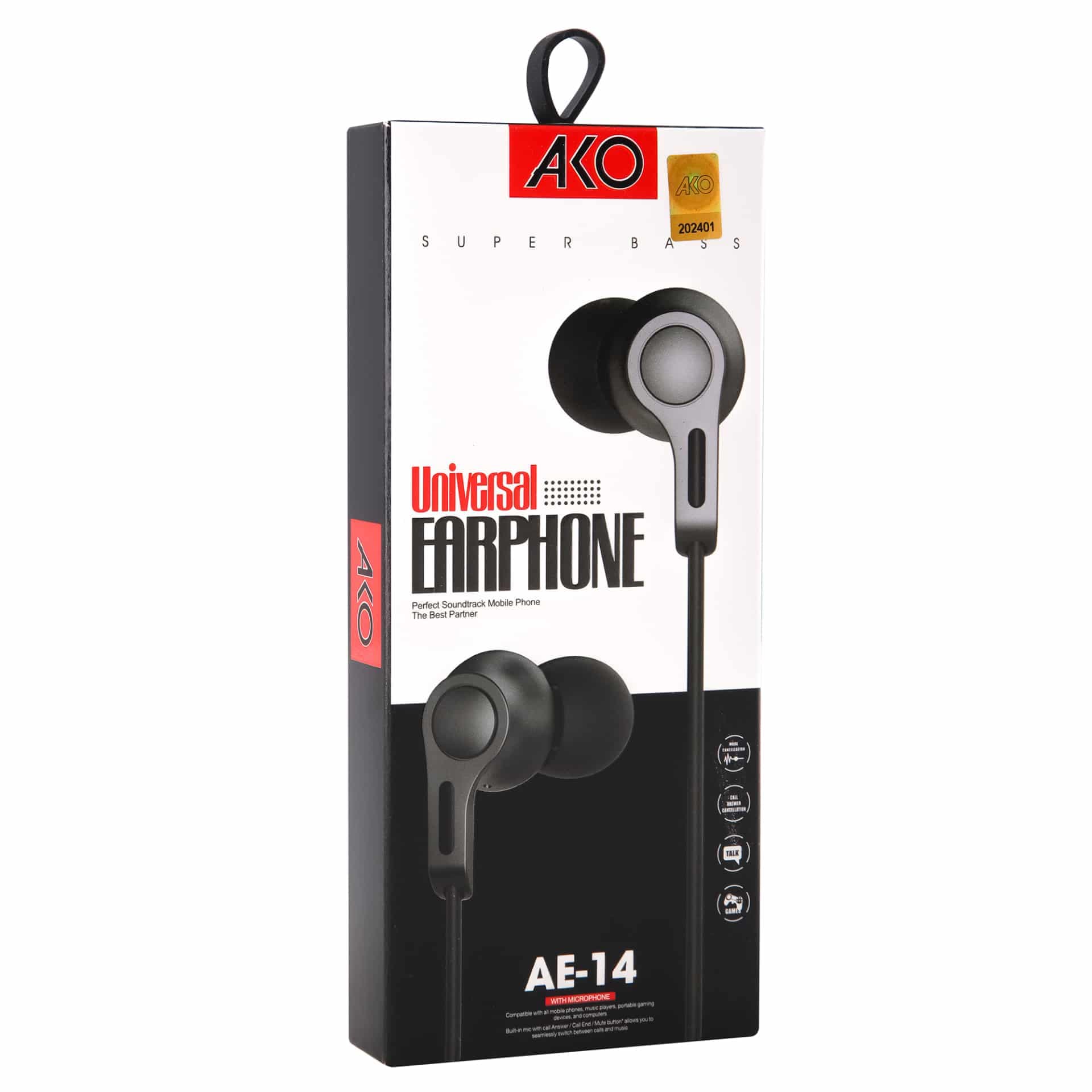 هندزفری سیمی آکو مدل AE-14