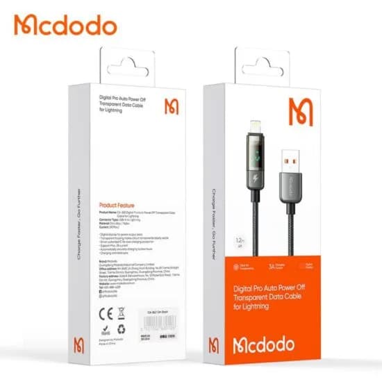 کابل لایتنینگ مک دودو Mcdodo CA-3620 طول 1.2 متر توان 12 وات — تصویر ۶