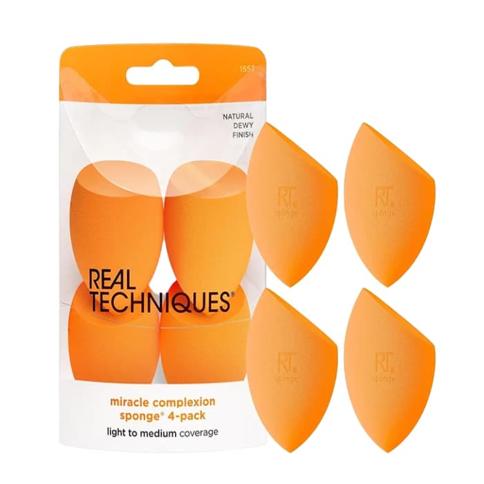 اسفنج آرایشی ریل تکنیک real techniques بسته 4 عددی