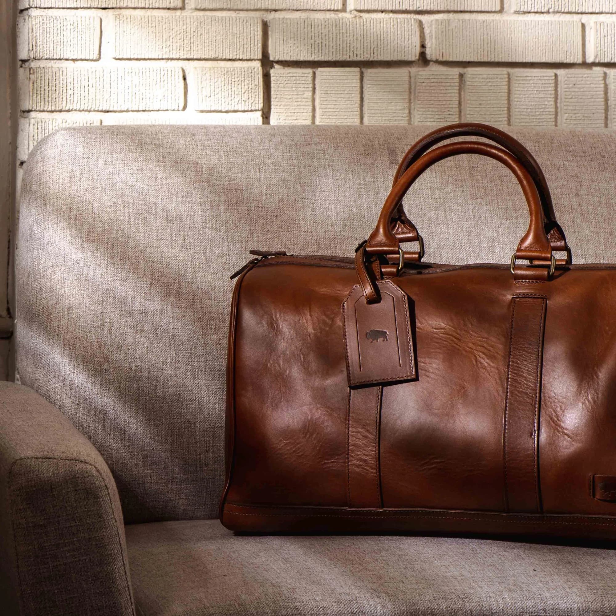 ساک مسافرتی چرم طبیعی مدل Travel Bag 33 | سیلوا چرم — تصویر ۸