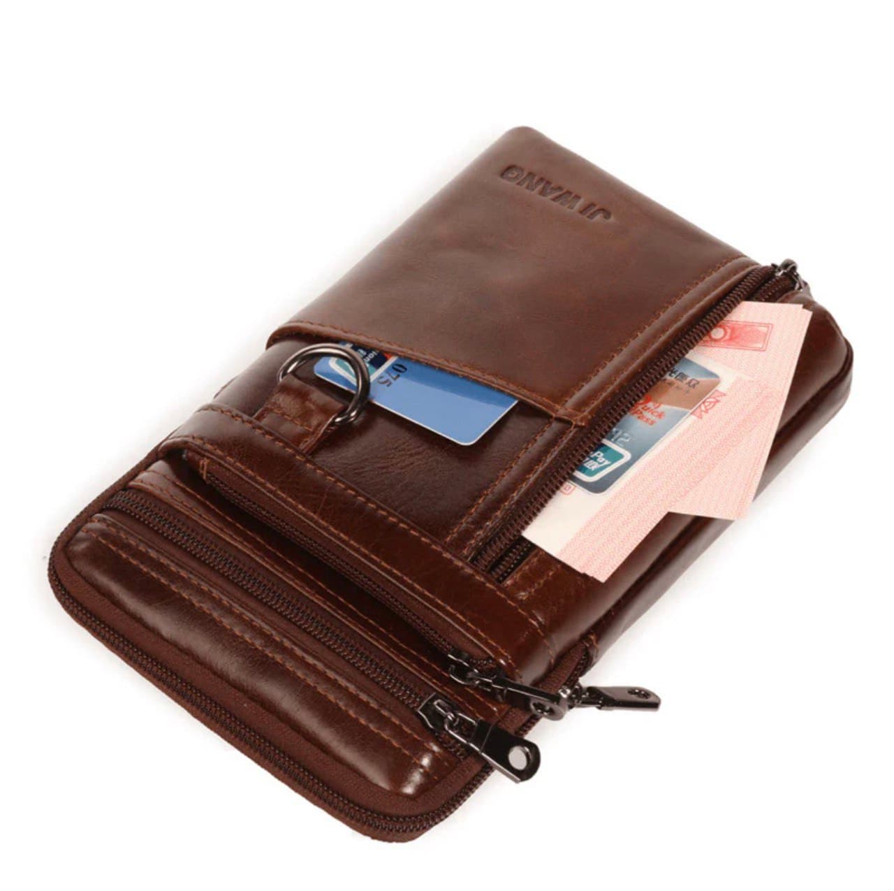 کیف موبایل چرم طبیعی مدل Mobile Bag 38 | سیلوا چرم — تصویر ۵