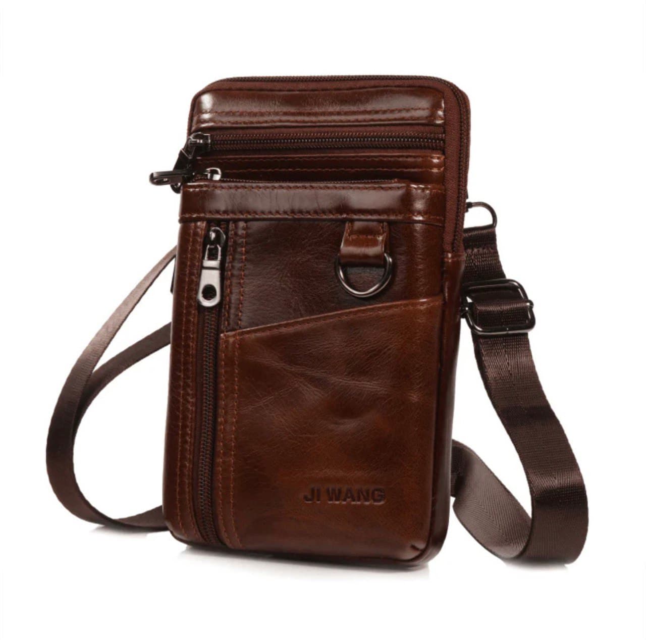 کیف موبایل چرم طبیعی مدل Mobile Bag 38 | سیلوا چرم — تصویر ۳