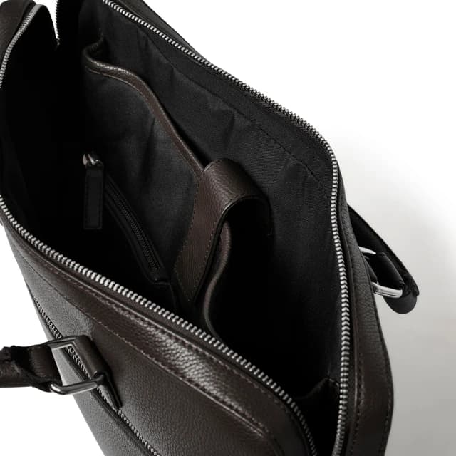 کیف لپ تاپ چرم طبیعی مدل Laptop Bag 40 | سیلوا چرم — تصویر ۴