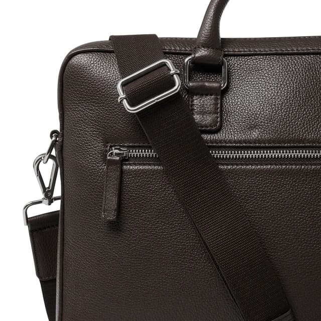 کیف لپ تاپ چرم طبیعی مدل Laptop Bag 40 | سیلوا چرم — تصویر ۳