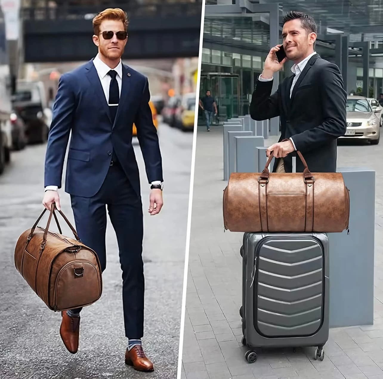 ساک مسافرتی چرم طبیعی مدل Travel Bag 32 | سیلوا چرم — تصویر ۸
