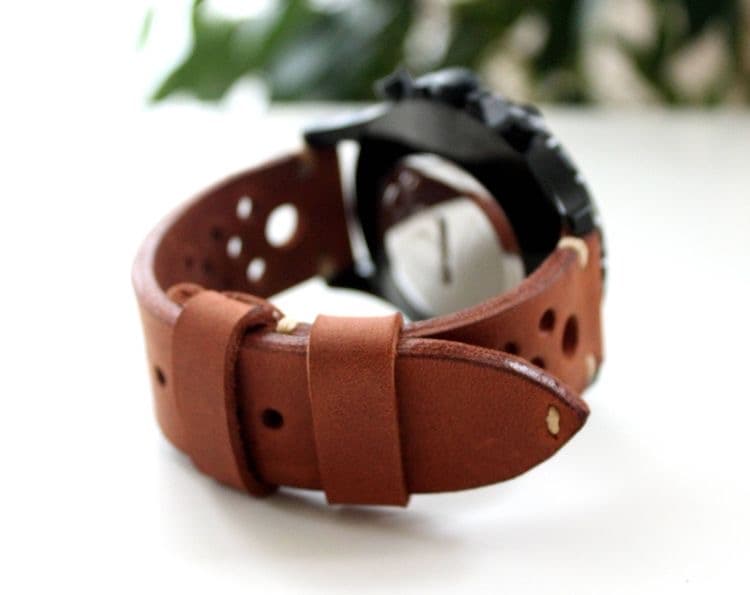 بند ساعت چرم طبیعی مدل Watch Strap 31 | سیلوا چرم — تصویر ۳