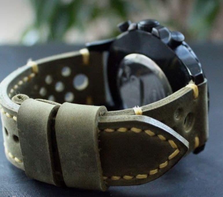 بند ساعت چرم طبیعی مدل Watch Strap 31 | سیلوا چرم — تصویر ۲