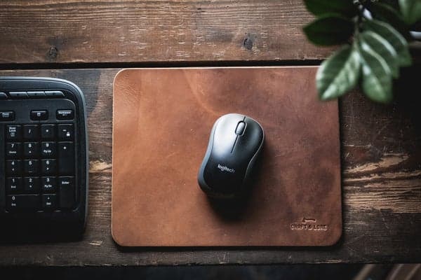 موس پد چرم طبیعی مدل Mousepad 27 | سیلوا چرم