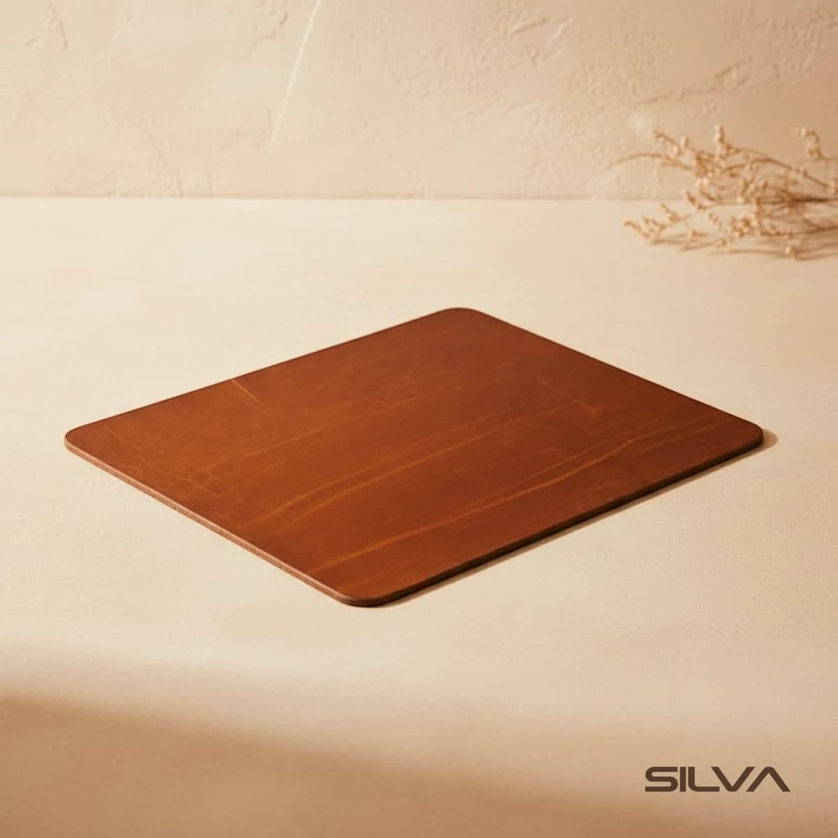 موس پد چرم طبیعی مدل Mousepad 28 | سیلوا چرم — تصویر ۸