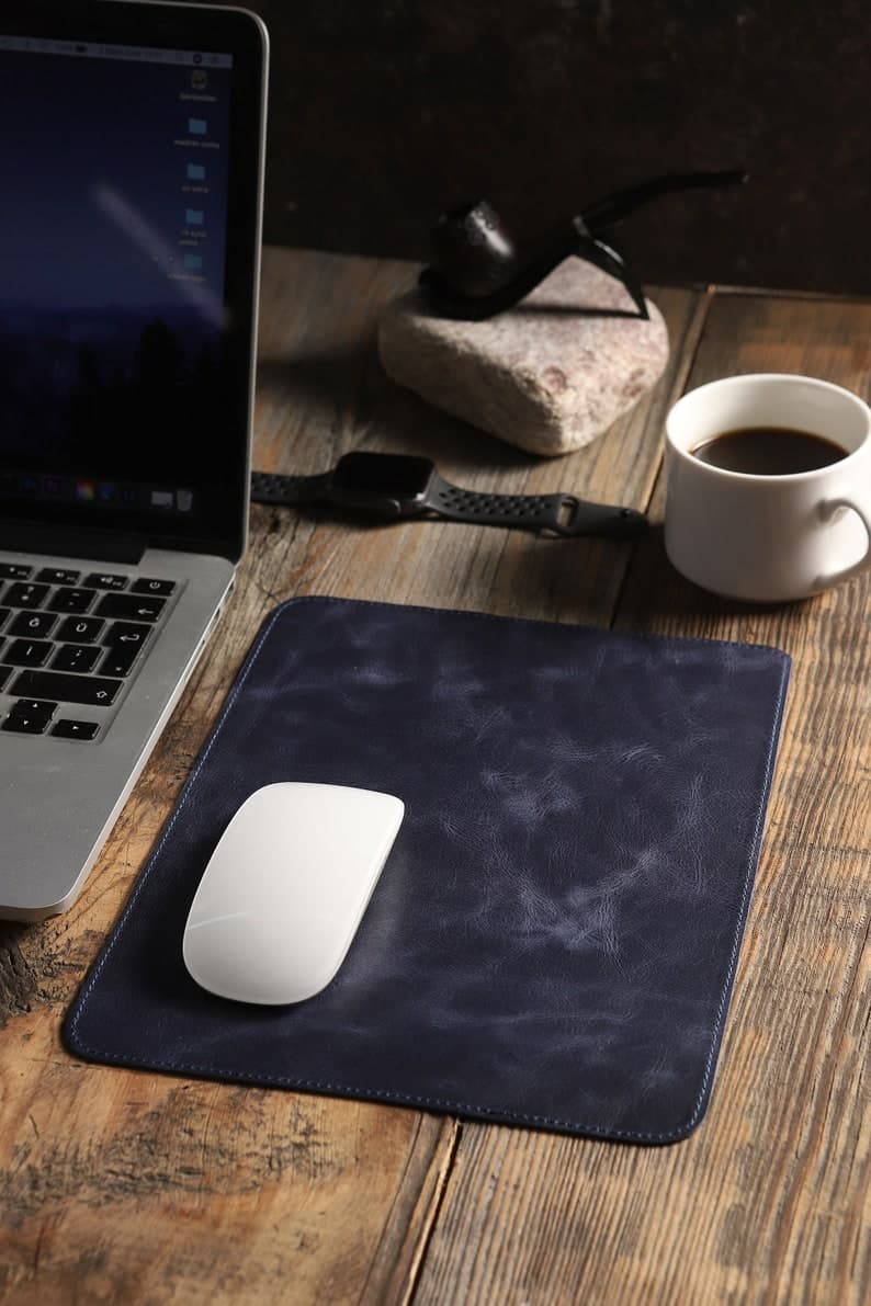موس پد چرم طبیعی مدل Mousepad 26 | سیلوا چرم