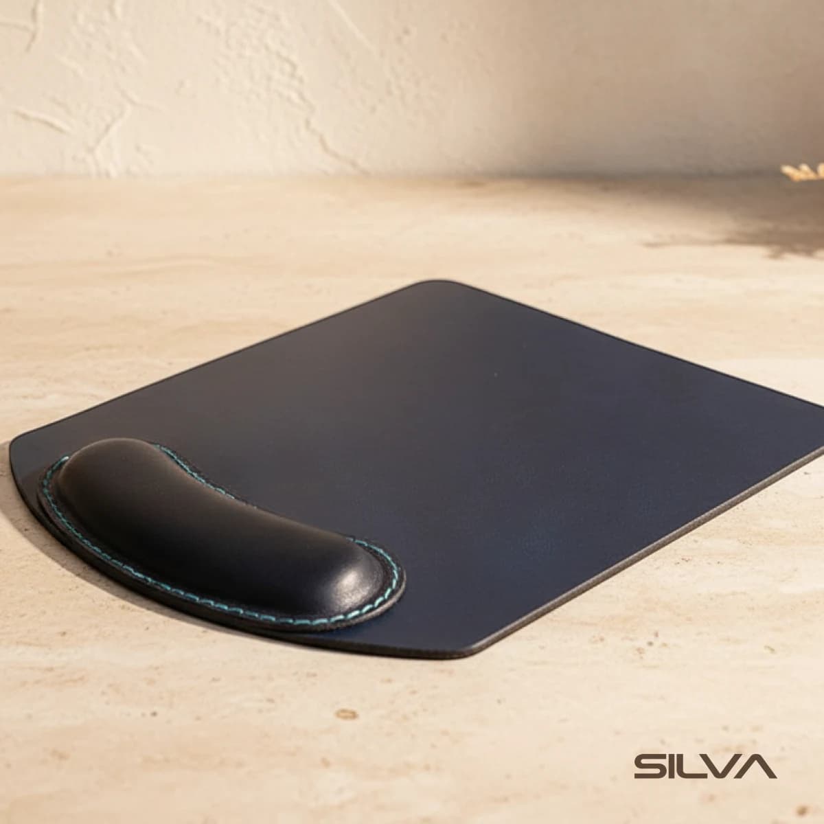 موس پد چرم طبیعی مدل Mousepad 19 | سیلوا چرم — تصویر ۶