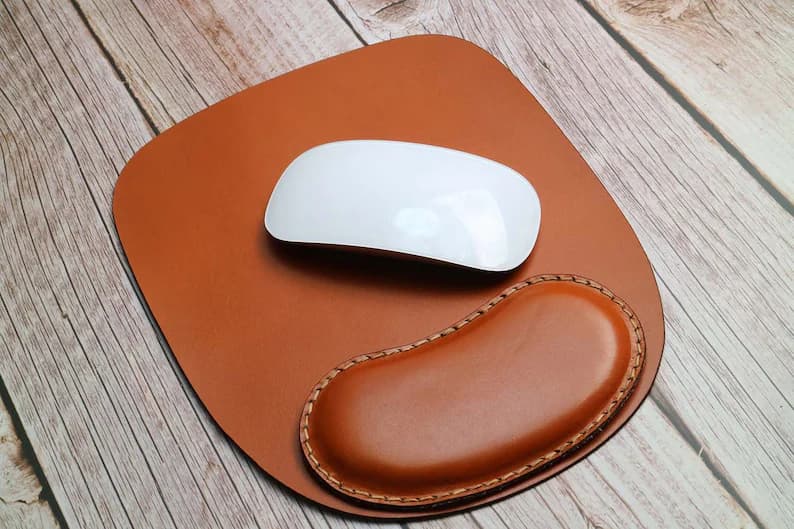 موس پد چرم طبیعی مدل Mousepad 17 | سیلوا چرم