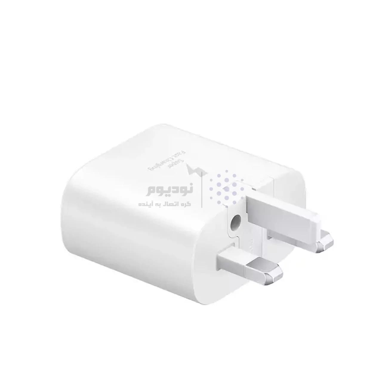 شارژر دیواری سه پین PD و فست تک پورت Samsung مدل EP-TA800 25W – سفید – MMX (اصل چین) — تصویر ۳