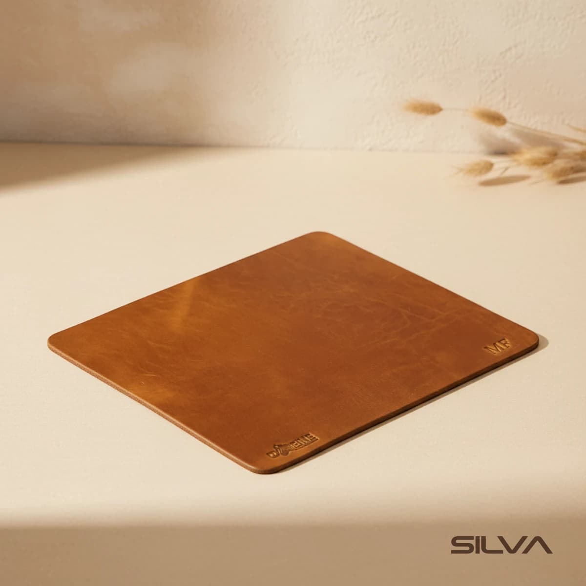 موس پد چرم طبیعی مدل Mousepad 14 | سیلوا چرم — تصویر ۷