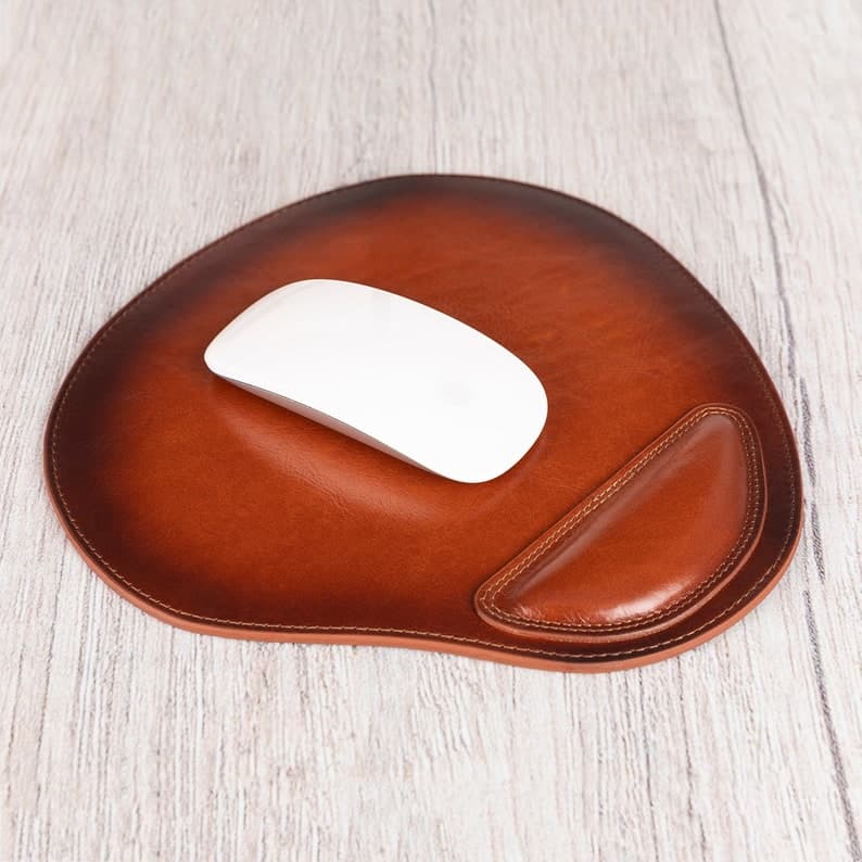 موس پد چرم طبیعی مدل Mousepad 11 | سیلوا چرم
