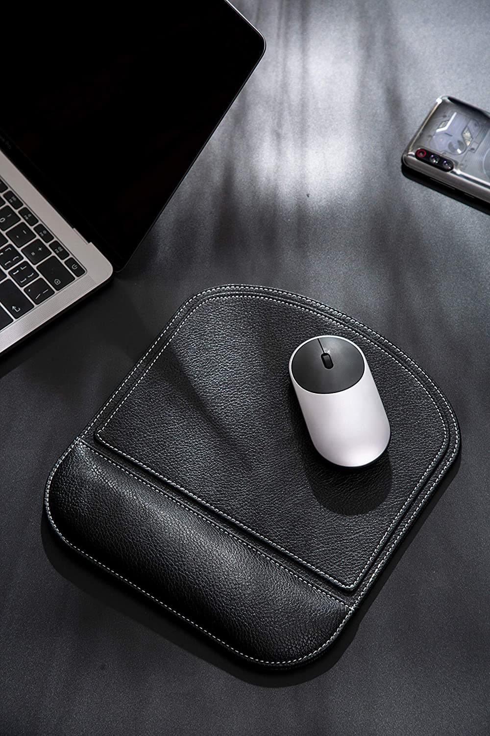 موس پد چرم طبیعی مدل Mousepad 09 | سیلوا چرم — تصویر ۸