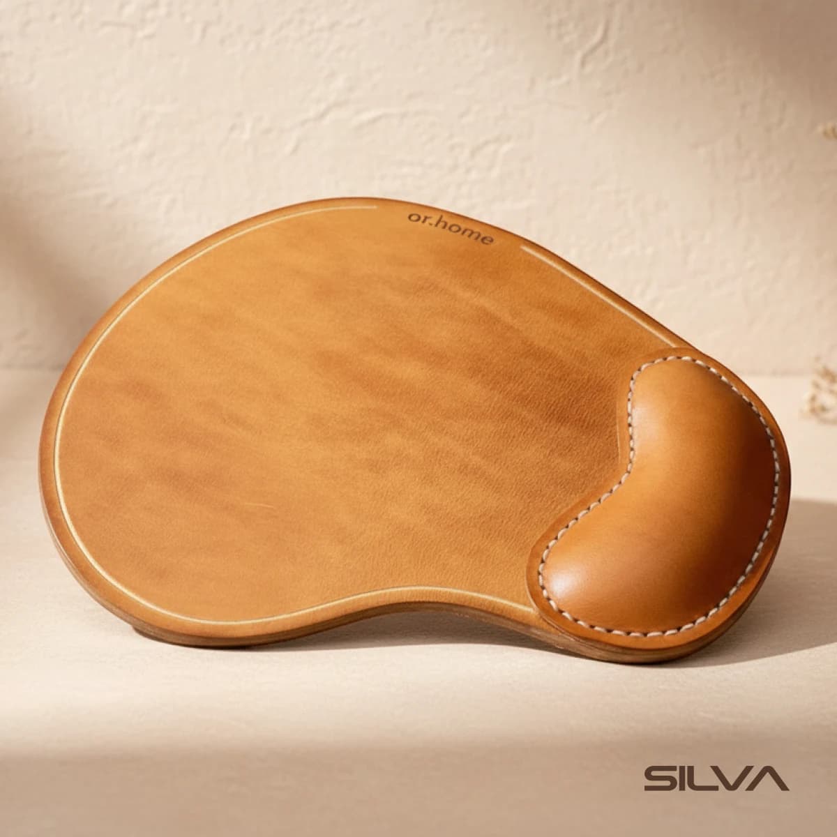موس پد چرم طبیعی مدل Mousepad 06 | سیلوا چرم — تصویر ۸