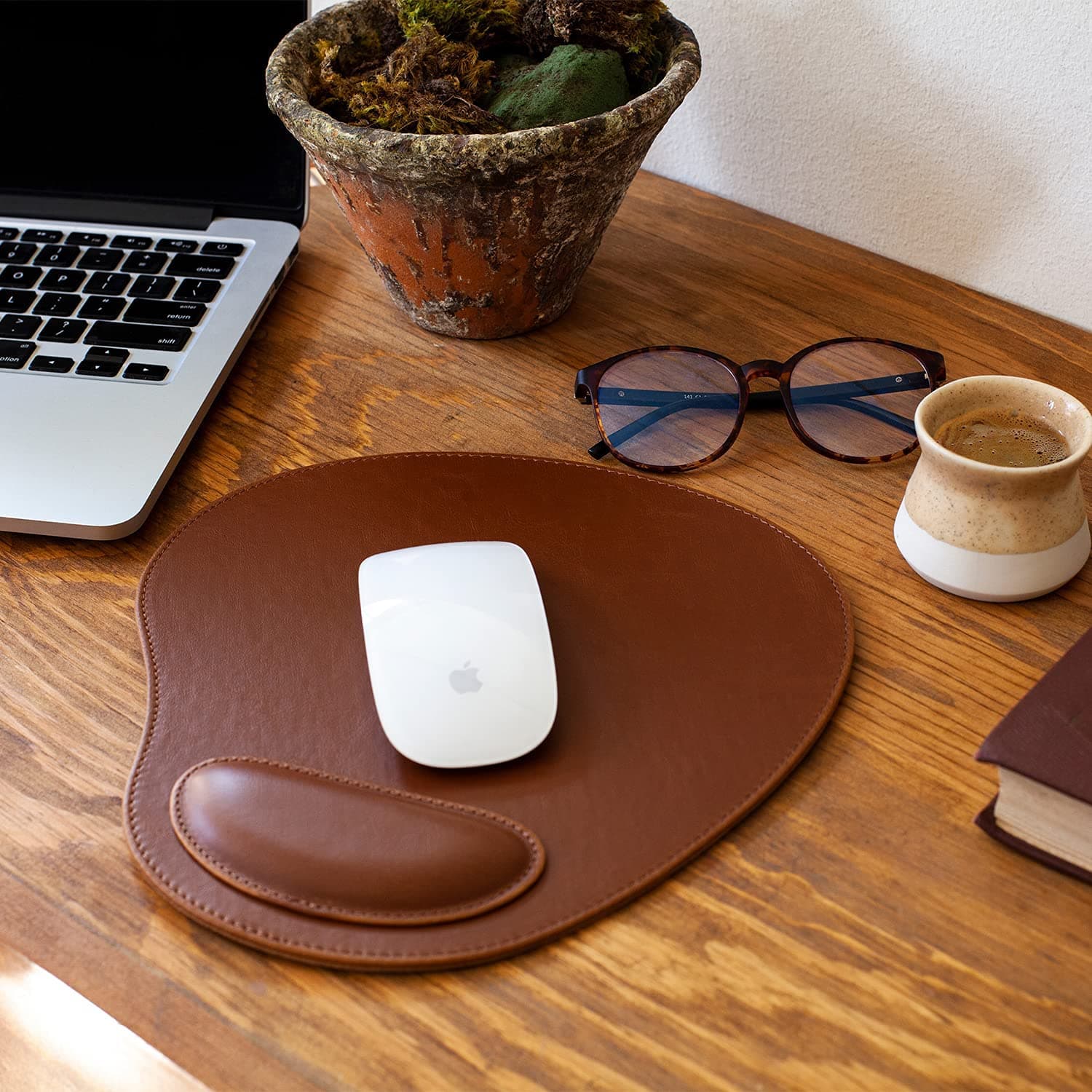 موس پد چرم طبیعی مدل Mousepad 05 | سیلوا چرم