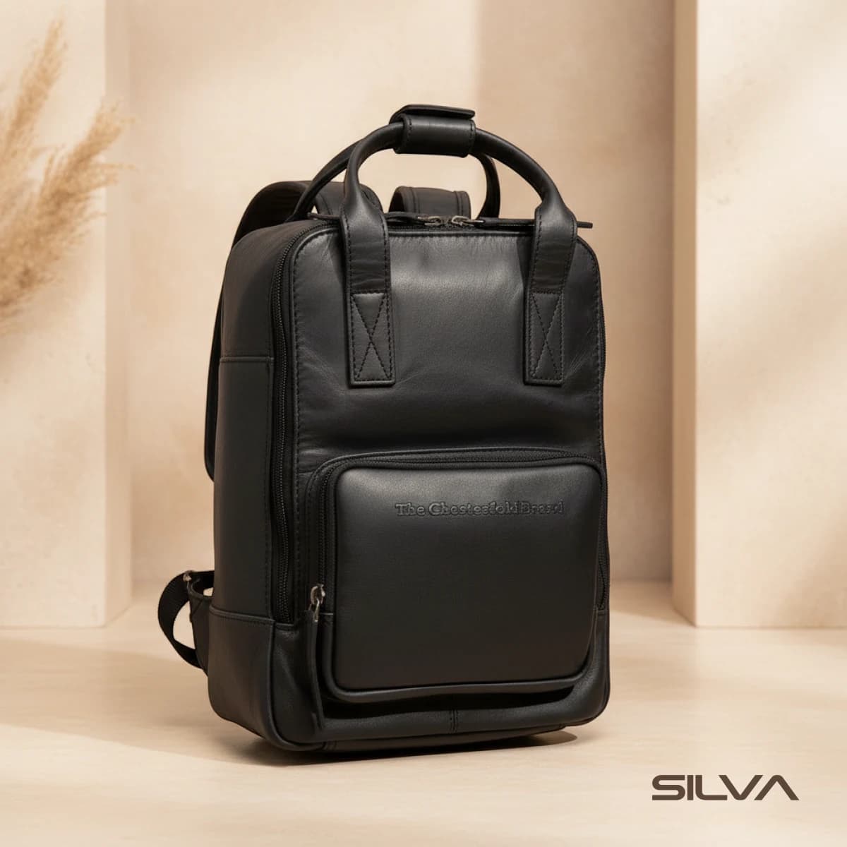 کوله پشتی چرم طبیعی مدل Back Pack 30 | سیلوا چرم