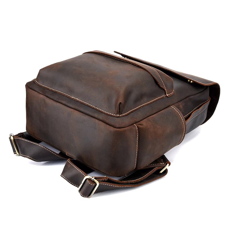 کوله پشتی چرم طبیعی مدل Back Pack 07 | سیلوا چرم — تصویر ۸