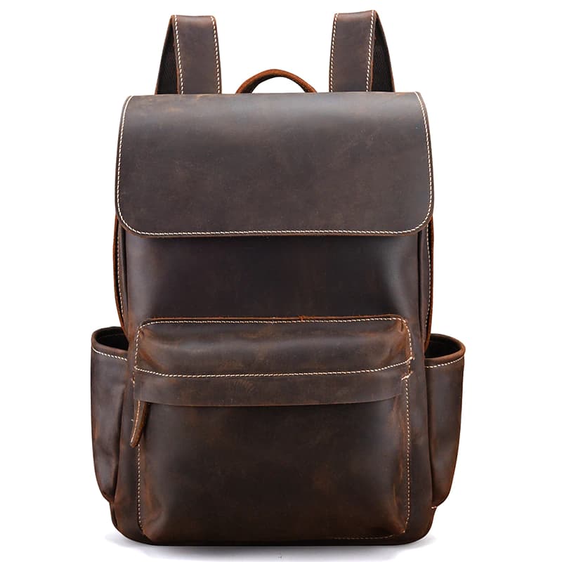 کوله پشتی چرم طبیعی مدل Back Pack 07 | سیلوا چرم — تصویر ۵