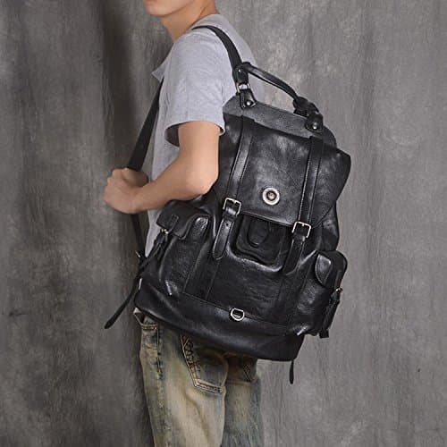 کوله پشتی چرم طبیعی مدل Back Pack 08 | سیلوا چرم — تصویر ۵