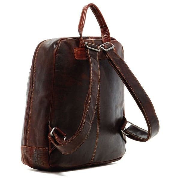 کوله پشتی چرم طبیعی مدل Back Pack 10 | سیلوا چرم — تصویر ۷