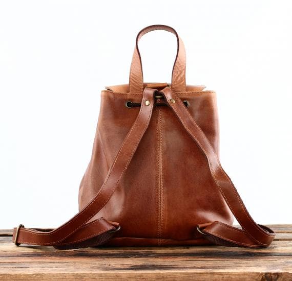 کوله پشتی چرم طبیعی مدل Back Pack 12 | سیلوا چرم — تصویر ۵