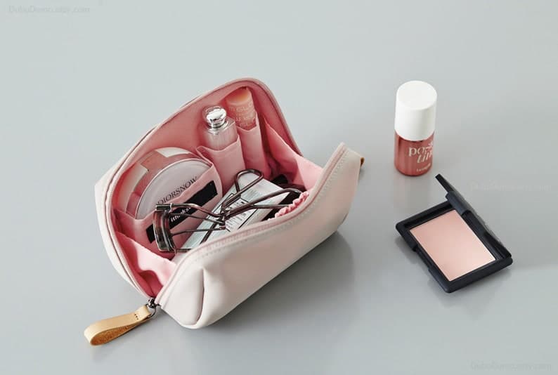 کیف آرایشی زنانه چرم طبیعی مدل Makeup Bag 23 | سیلوا چرم — تصویر ۶