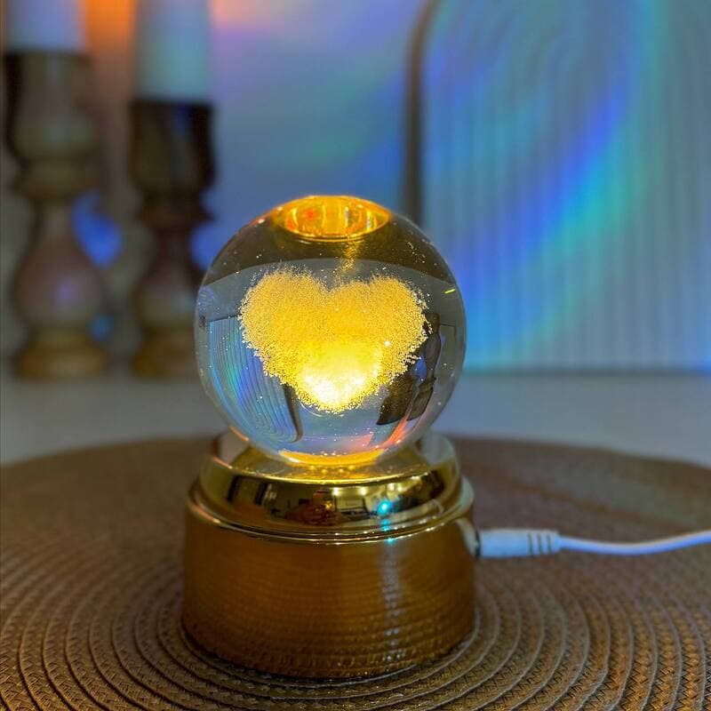 گوی کریستالی چرخان (ارسال رایگان) — تصویر ۶