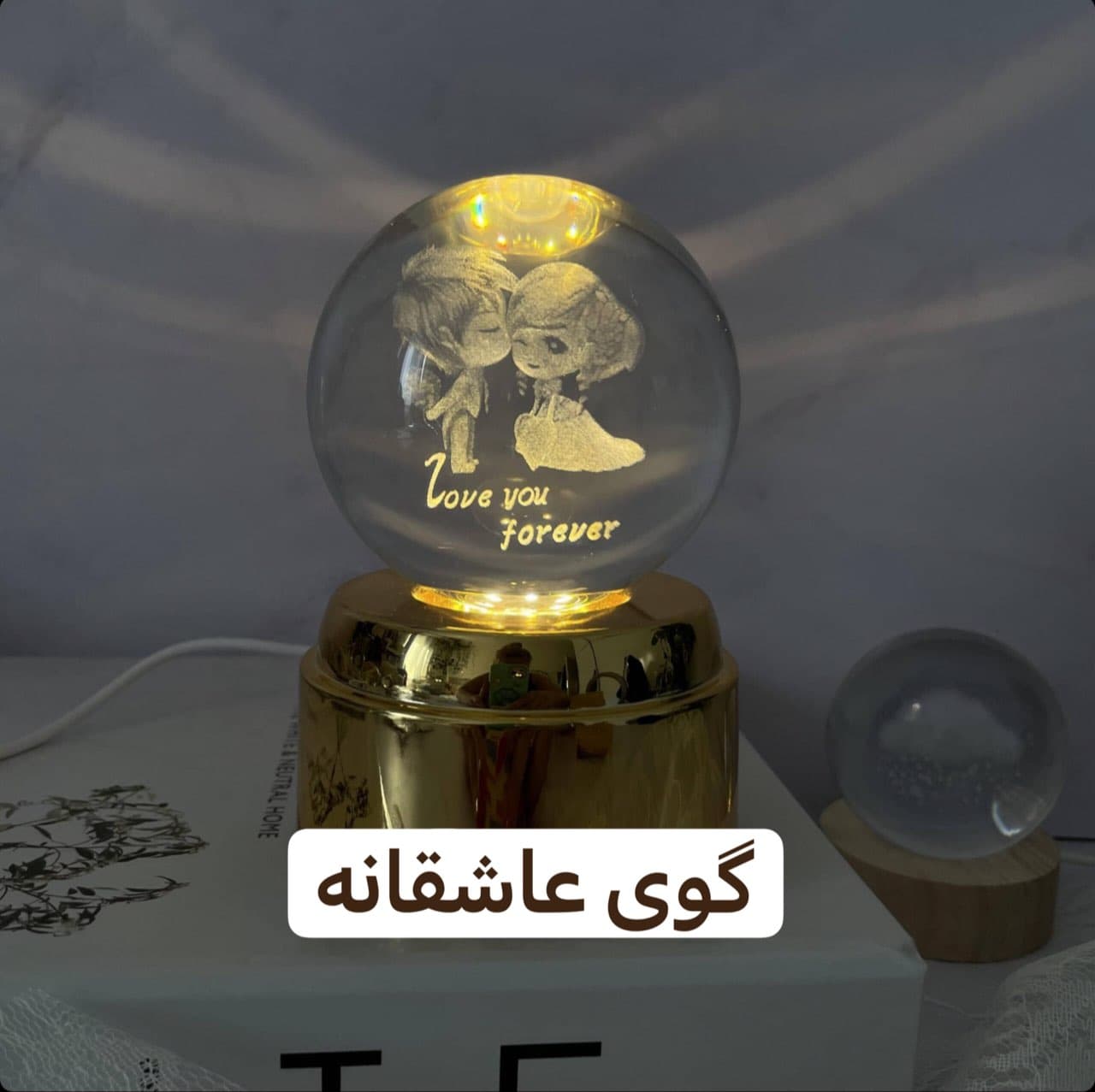 گوی کریستالی چرخان (ارسال رایگان) — تصویر ۷