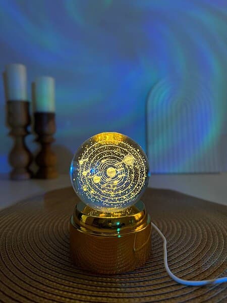 گوی کریستالی چرخان (ارسال رایگان) — تصویر ۲
