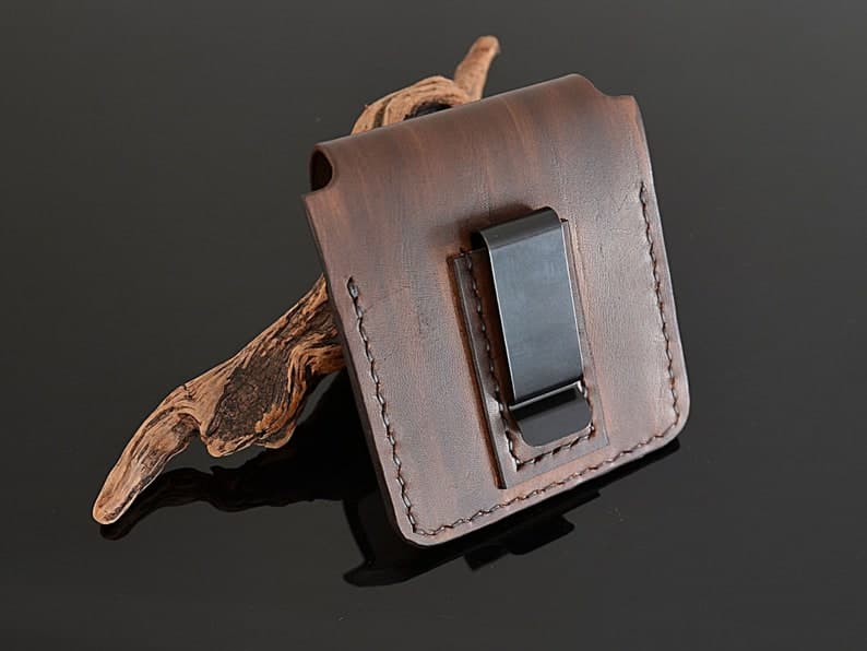 کیف سیگار چرم طبیعی مدل Cigarette Bag 30 | سیلوا چرم — تصویر ۲