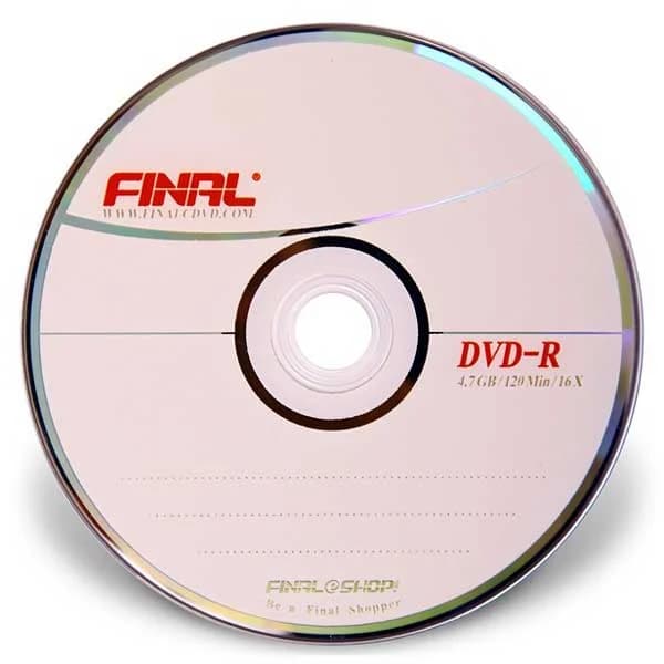 دی وی دی خام فینال ظرفیت 4.7 گیگابایت 1 عددی — تصویر ۲
