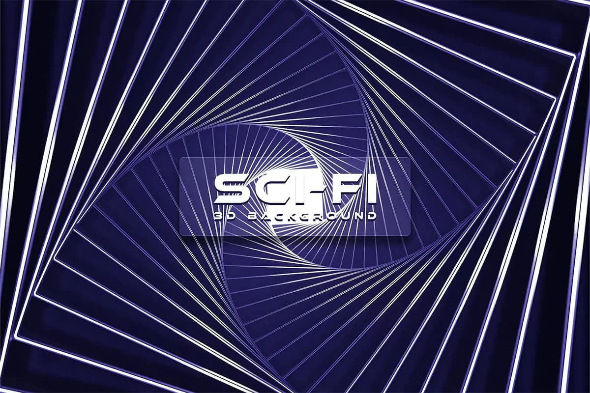 بک گراند سه بعدی علمی و تخیلی Sci-Fi