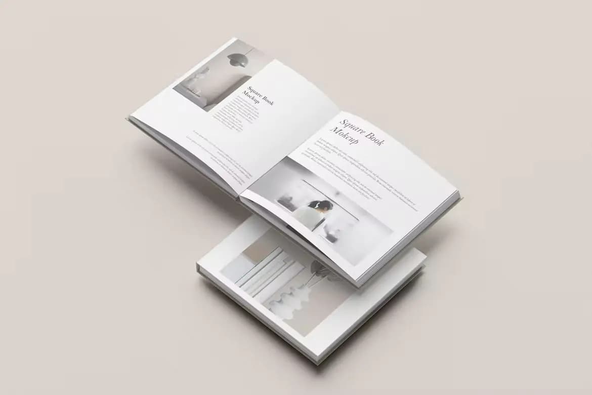 موکاپ کتاب خشتی — تصویر ۳