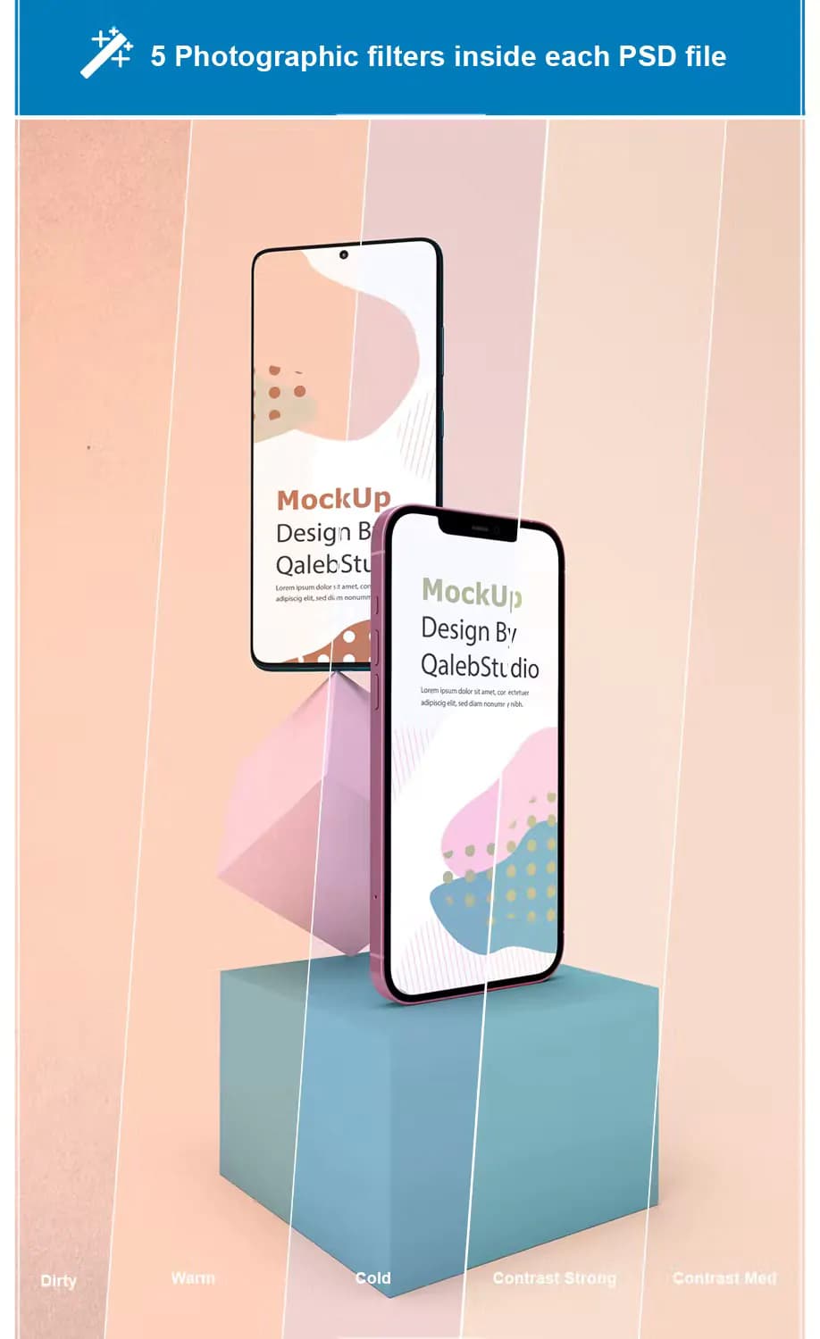 موکاپ گوشی اندروید و iOS متعادل — تصویر ۸