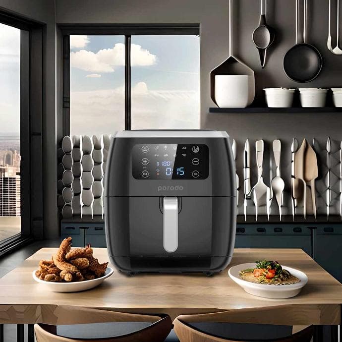 سرخ کن هواپز پرودو 6 لیتری Porodo Smart Air Fryer — تصویر ۴